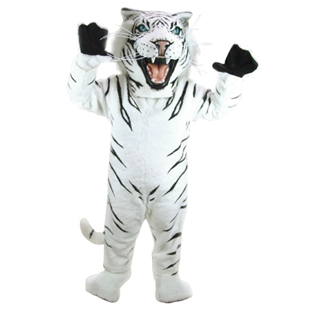 White Tiger Mascot Costume | Anderson's